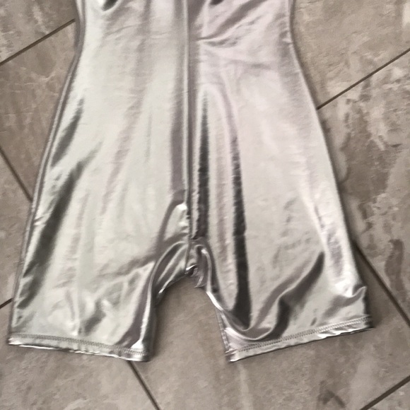 NEW - SKIMS Metallic Swim Cycle Jumpsuits | S - Picture 8 of 13